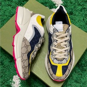 Gucci Rhyton Monogram Pink Mutli Sneaker
